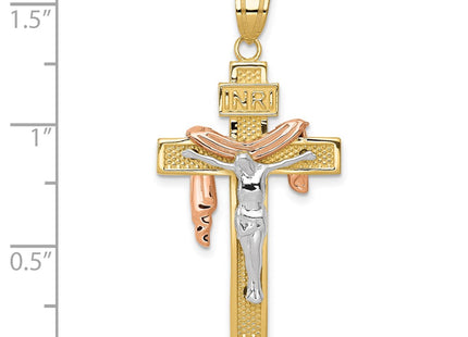 14k Tri-Color Pendants Style D4322 - Classique Jewelry Inc.
