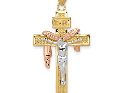 14k Tri-Color Pendants Style D4322 - Classique Jewelry Inc.