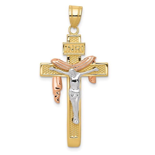 14k Tri-Color Pendants Style D4322 - Classique Jewelry Inc.