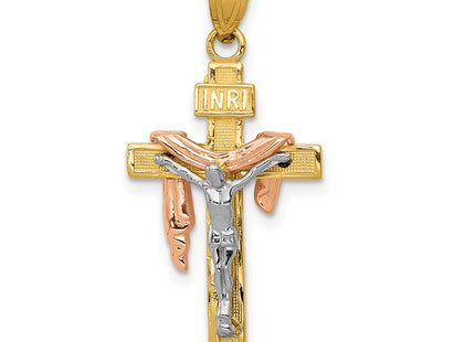 14k Tri-Color Pendants Style D4323 - Classique Jewelry Inc.