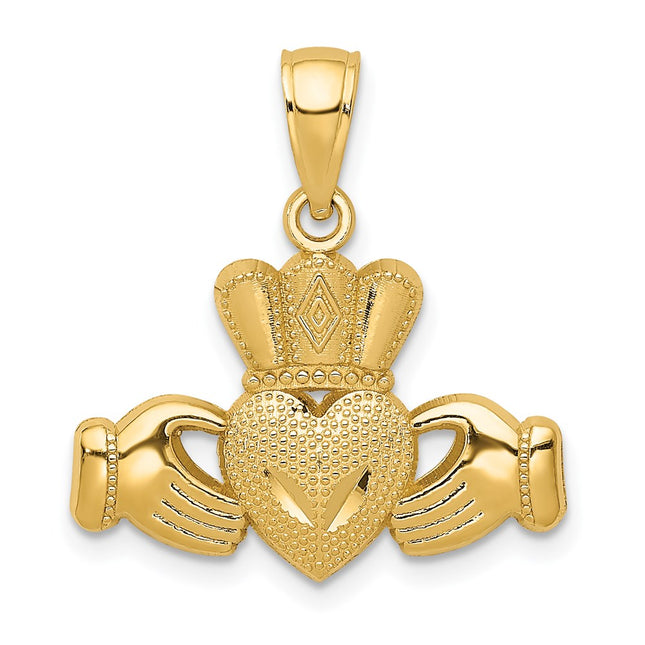 14k Yellow Gold Pendants Style D4368 - Classique Jewelry Inc.