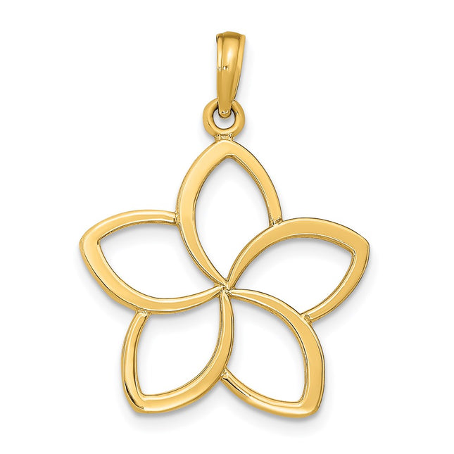 14k Yellow Gold Pendants Style D4376 - Classique Jewelry Inc.
