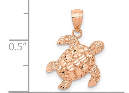 14k Rose Gold Pendants Style D4387 - Classique Jewelry Inc.