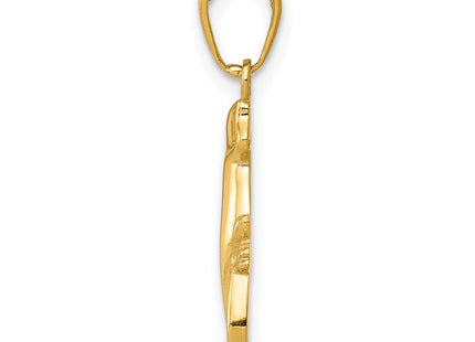 14k Yellow Gold Pendants Style D4389 - Classique Jewelry Inc.