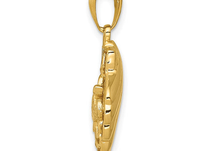 14k Yellow Gold Pendants Style D4394 - Classique Jewelry Inc.