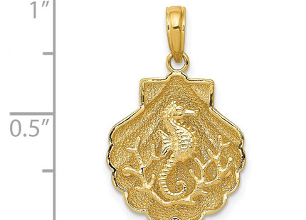 14k Yellow Gold Pendants Style D4396 - Classique Jewelry Inc.