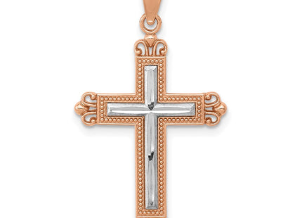 14k Rose Gold Pendants Style D4417 - Classique Jewelry Inc.