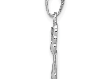 14k White Gold Pendants Style D4420W - Classique Jewelry Inc.