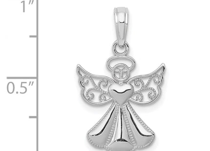 14k White Gold Pendants Style D4420W - Classique Jewelry Inc.
