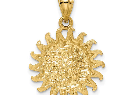 14k Yellow & Rhodium Pendants Style D4447 - Classique Jewelry Inc.