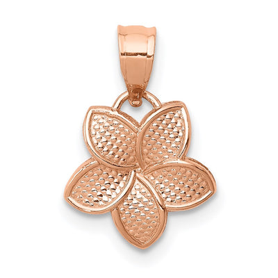 14K rose gold pendant