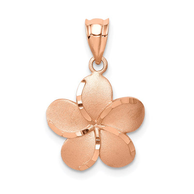 14K rose gold pendant
