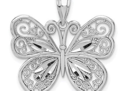 14k White Gold Pendants Style D4468 - Classique Jewelry Inc.