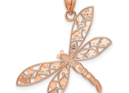 14k Rose Gold Pendants Style D4472 - Classique Jewelry Inc.