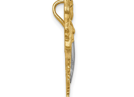 14k Yellow & Rhodium Chains Style D4501 - Classique Jewelry Inc.