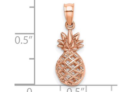 14k Rose Gold Pendants Style D4533 - Classique Jewelry Inc.
