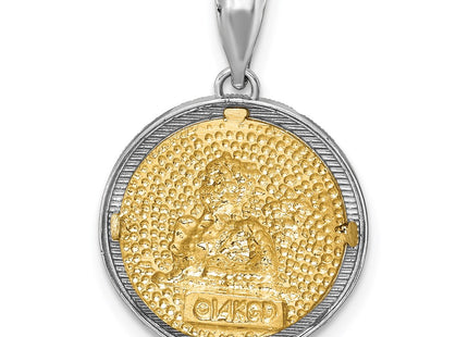 14k Two-tone Pendants Style D4546 - Classique Jewelry Inc.