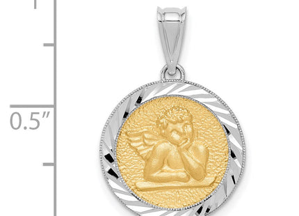 14k Two-tone Pendants Style D4546 - Classique Jewelry Inc.