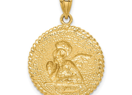 14k Yellow Gold Pendants Style D4547 - Classique Jewelry Inc.