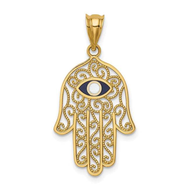 14k Yellow Gold Pendants Style D4553 - Classique Jewelry Inc.