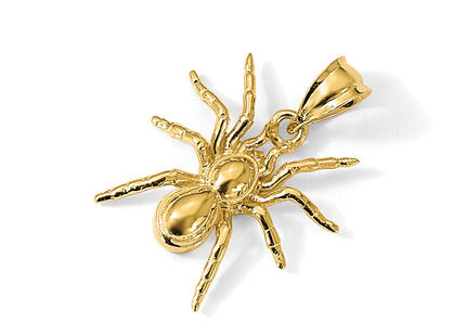 14K Polished Spider Pendant