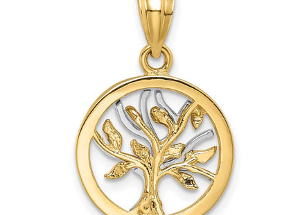 14k Two-tone Pendants Style D4574 - Classique Jewelry Inc.