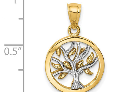 14k Two-tone Pendants Style D4574 - Classique Jewelry Inc.