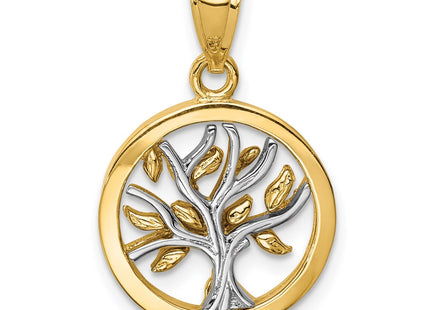 14k Two-tone Pendants Style D4574 - Classique Jewelry Inc.