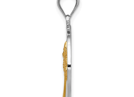 14k Two-tone Pendants Style D4597 - Classique Jewelry Inc.