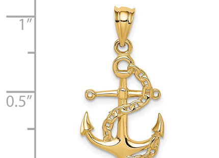 14k Yellow Gold Pendants Style D4602 - Classique Jewelry Inc.