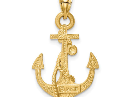 14k Yellow Gold Pendants Style D4603 - Classique Jewelry Inc.