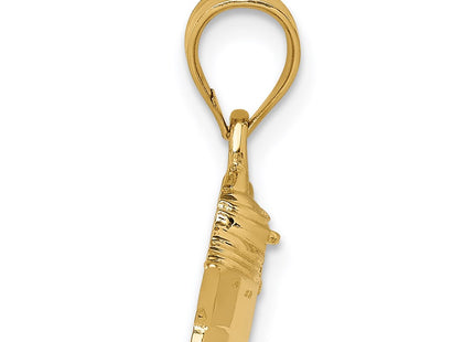 14k Yellow Gold Pendants Style D4606 - Classique Jewelry Inc.