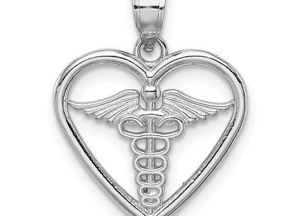 14k White Gold Pendants Style D4616 - Classique Jewelry Inc.