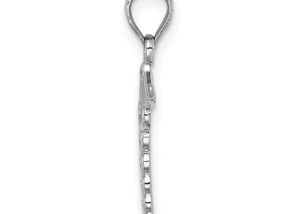 14k White Gold Pendants Style D4617 - Classique Jewelry Inc.