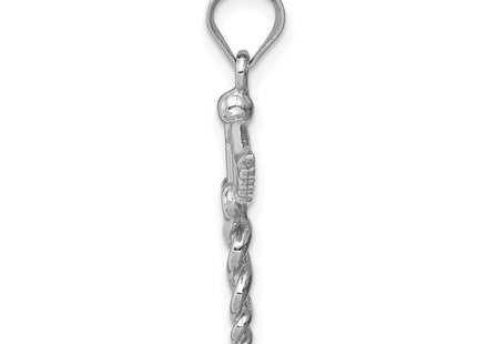 14k White Gold Pendants Style D4619 - Classique Jewelry Inc.