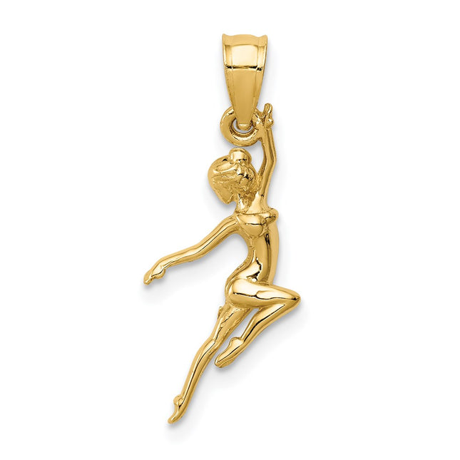 14k Yellow Gold Pendants Style D4629 - Classique Jewelry Inc.