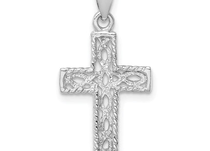 14k White Gold Pendants Style D4641 - Classique Jewelry Inc.
