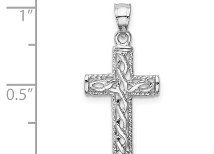 14k White Gold Pendants Style D4641 - Classique Jewelry Inc.