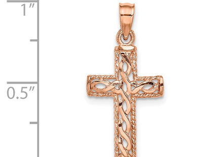 14k Rose Gold Pendants Style D4643 - Classique Jewelry Inc.