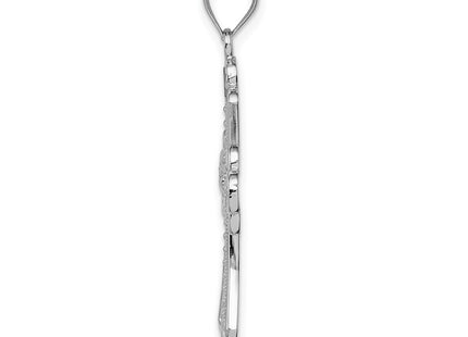 14k White Gold Pendants Style D4648 - Classique Jewelry Inc.