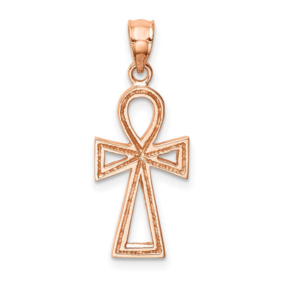 14K rose gold pendant
