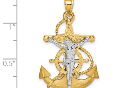 14k Two-tone Pendants Style D4668 - Classique Jewelry Inc.