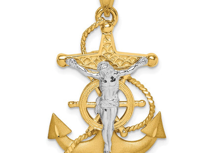 14k Two-tone Pendants Style D4668 - Classique Jewelry Inc.