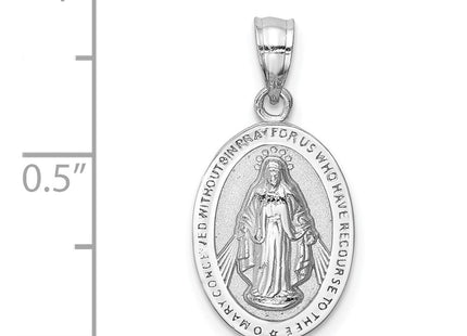 14k White Gold Pendants Style D4675 - Classique Jewelry Inc.