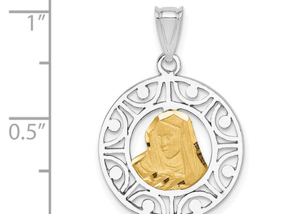 14k Two-tone Pendants Style D4678 - Classique Jewelry Inc.