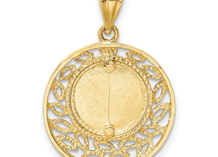14k Yellow Gold Pendants Style D4679 - Classique Jewelry Inc.