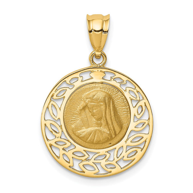 14k Yellow Gold Pendants Style D4679 - Classique Jewelry Inc.