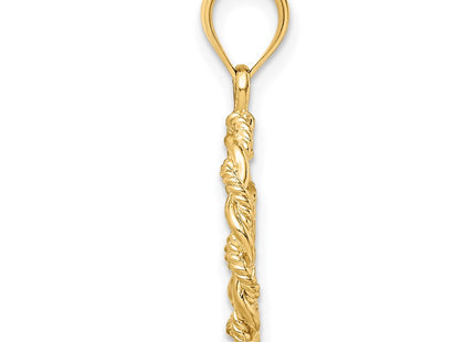 14k Yellow Gold Pendants Style D4680 - Classique Jewelry Inc.