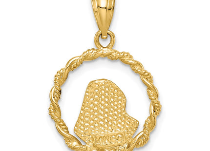 14k Yellow Gold Pendants Style D4680 - Classique Jewelry Inc.