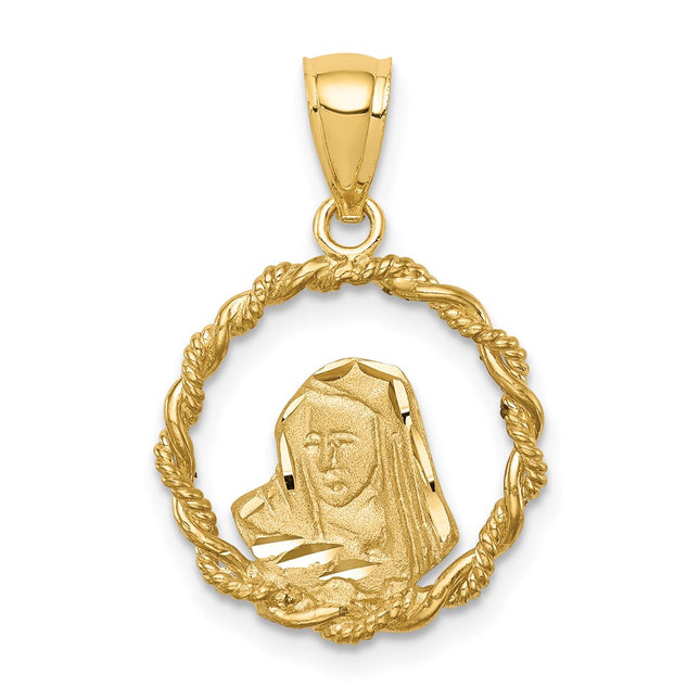 14k Yellow Gold Pendants Style D4680 - Classique Jewelry Inc.